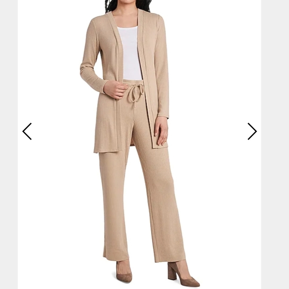 Vince Camuto RIB-KNIT LOUNGE PANTS
